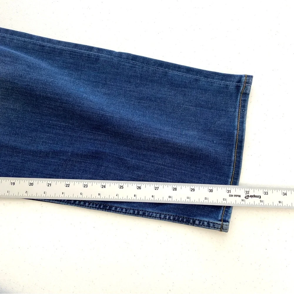 Banana‎ Republic The Traveler Jeans Men 42x32 Slim Fit Stretch Blue Denim.
